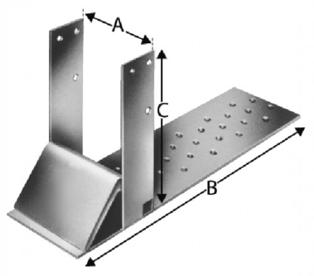 Sparrenhalter  H  80 SHH80G-B